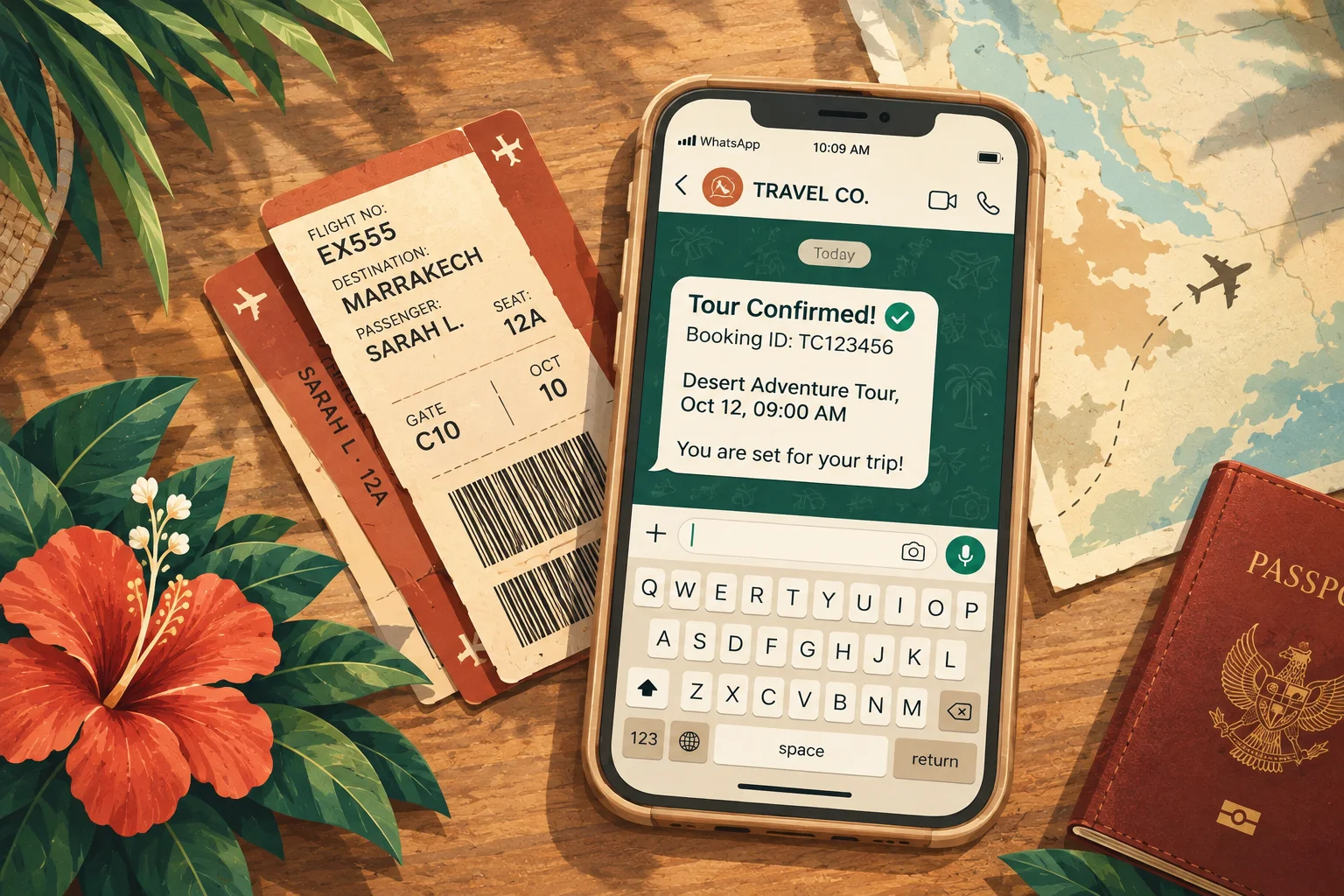 Confirm via WhatsApp in Minutes
